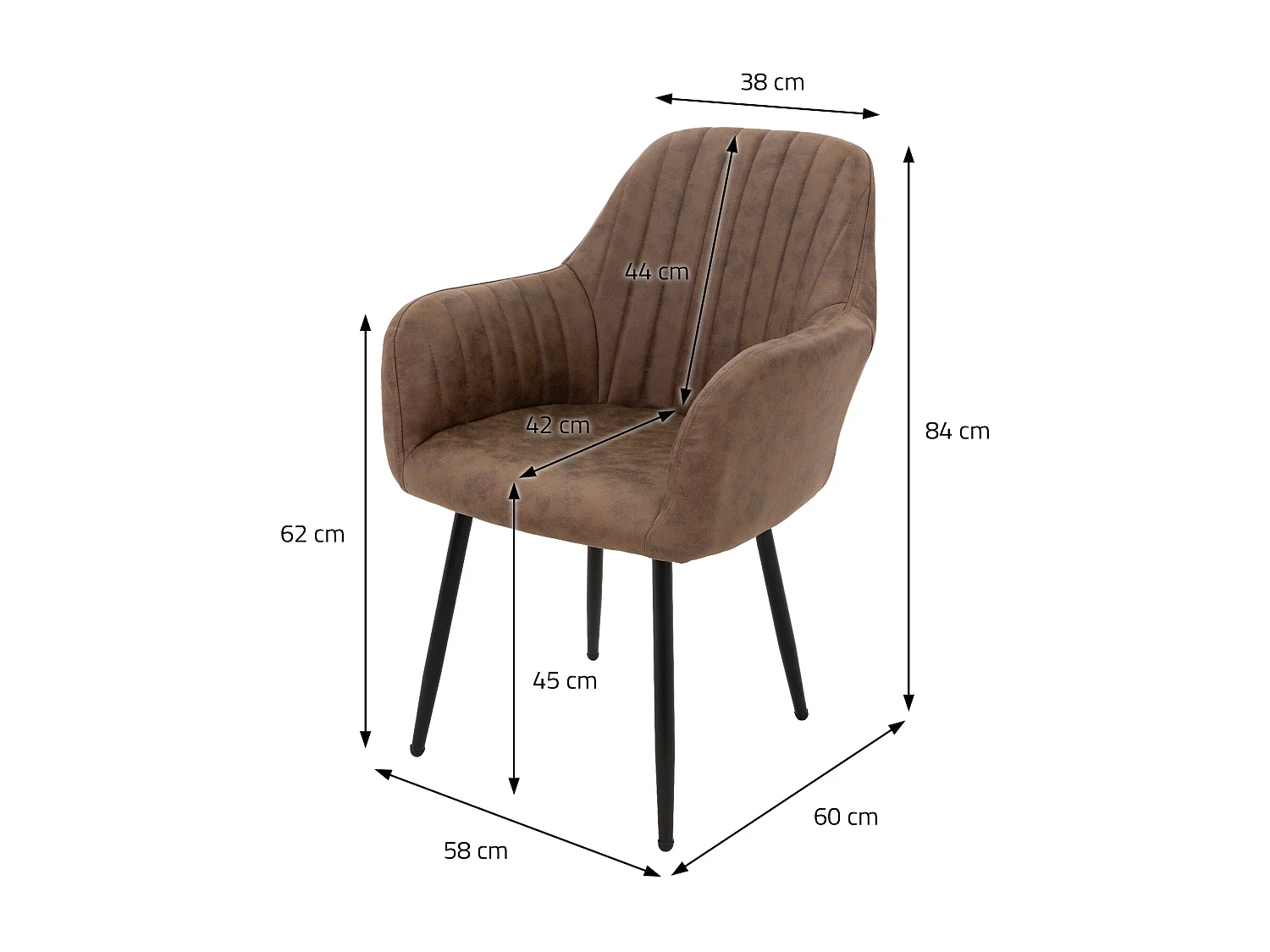 Set di 6 sedie da sala da pranzo sedie da soggiorno sedia da cucina sedia imbott