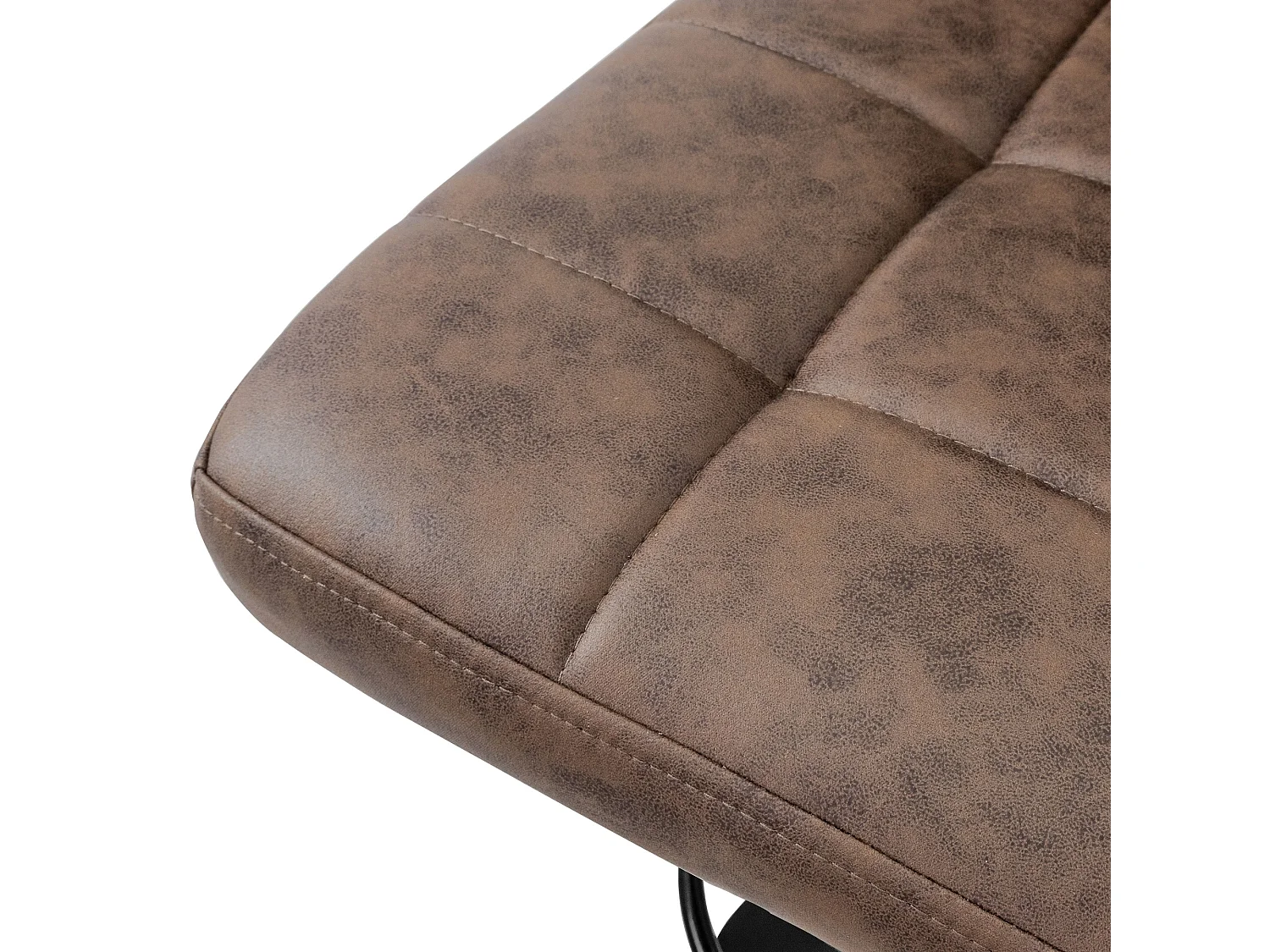 Set 4x sgabelli da bar girevoli in ecopelle marrone sgabello sedie con schienale