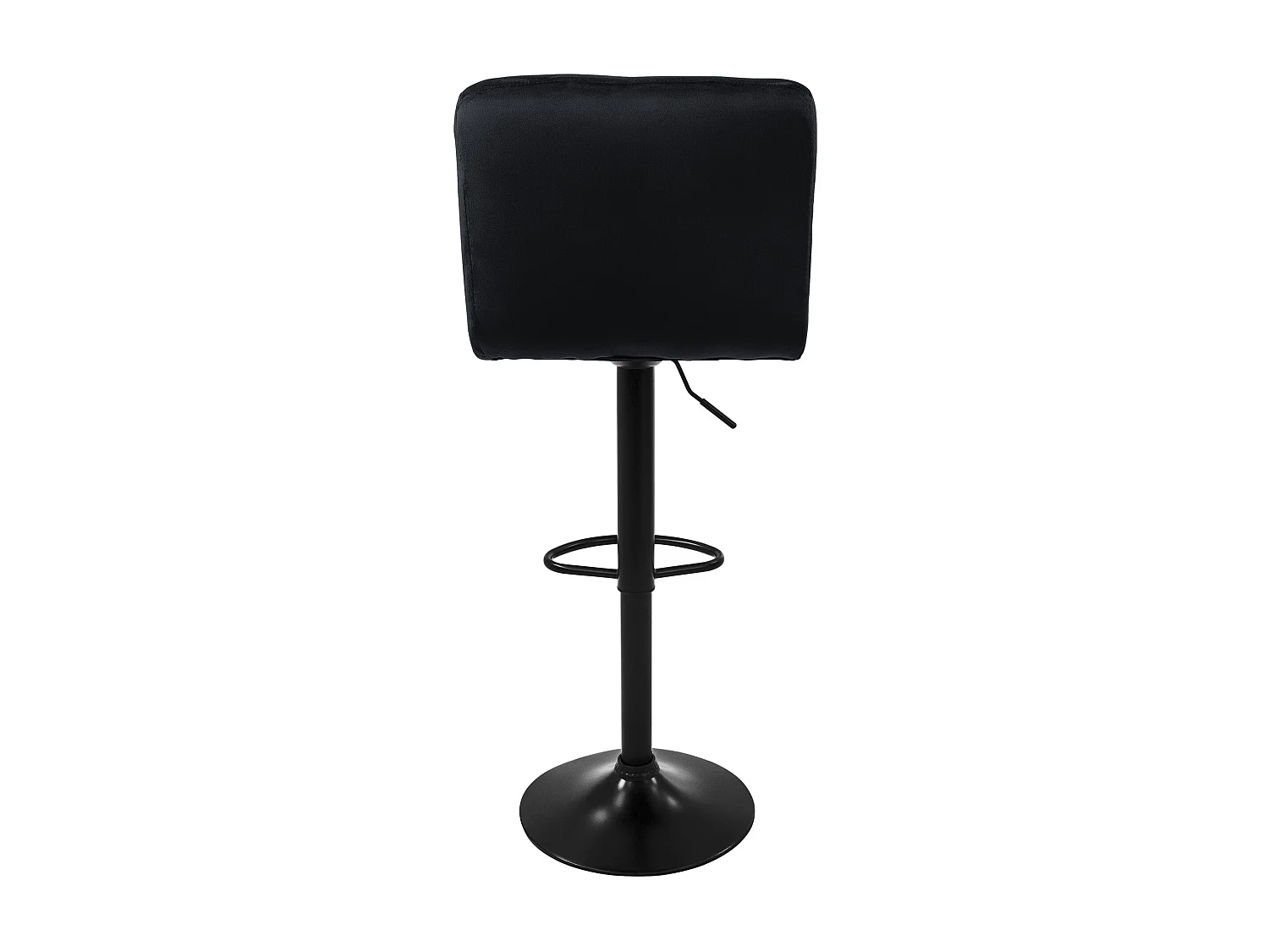 Set 4 sgabelli da bar girevoli nero velluto altezza regolabile sgabello girevole