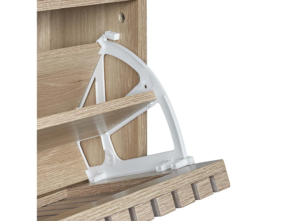 Meuble A Chaussure 3 Portes Klaus Marron