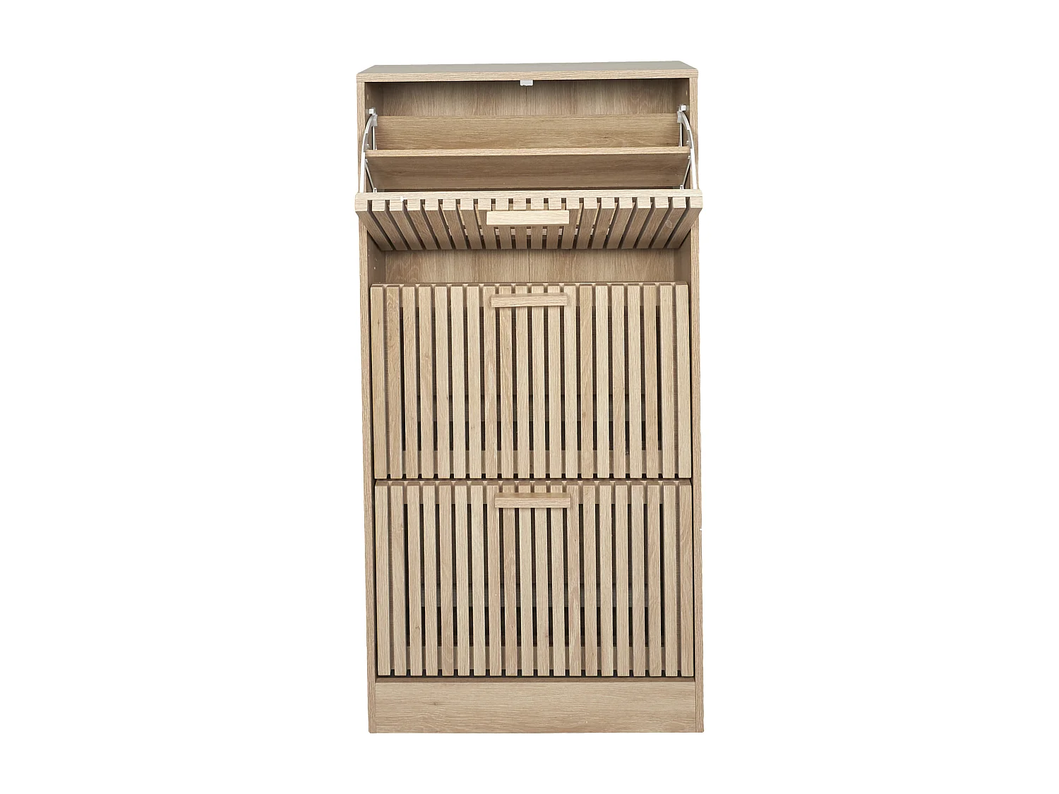 Meuble A Chaussure 3 Portes Klaus Marron