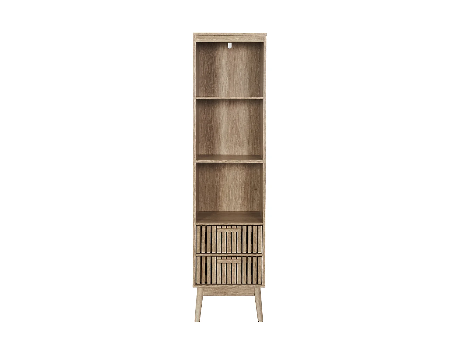 Colonne - HOME DECO FACTORY - Klaus - 2 Tiroirs - Marron