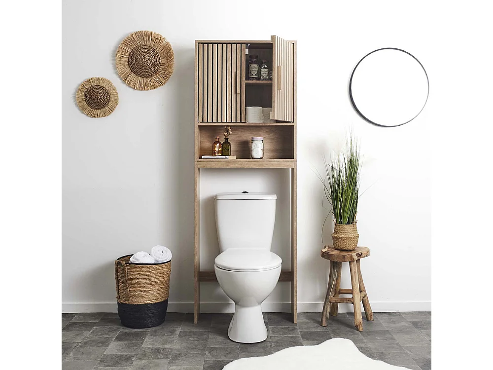 Meuble Wc Klaus Marron