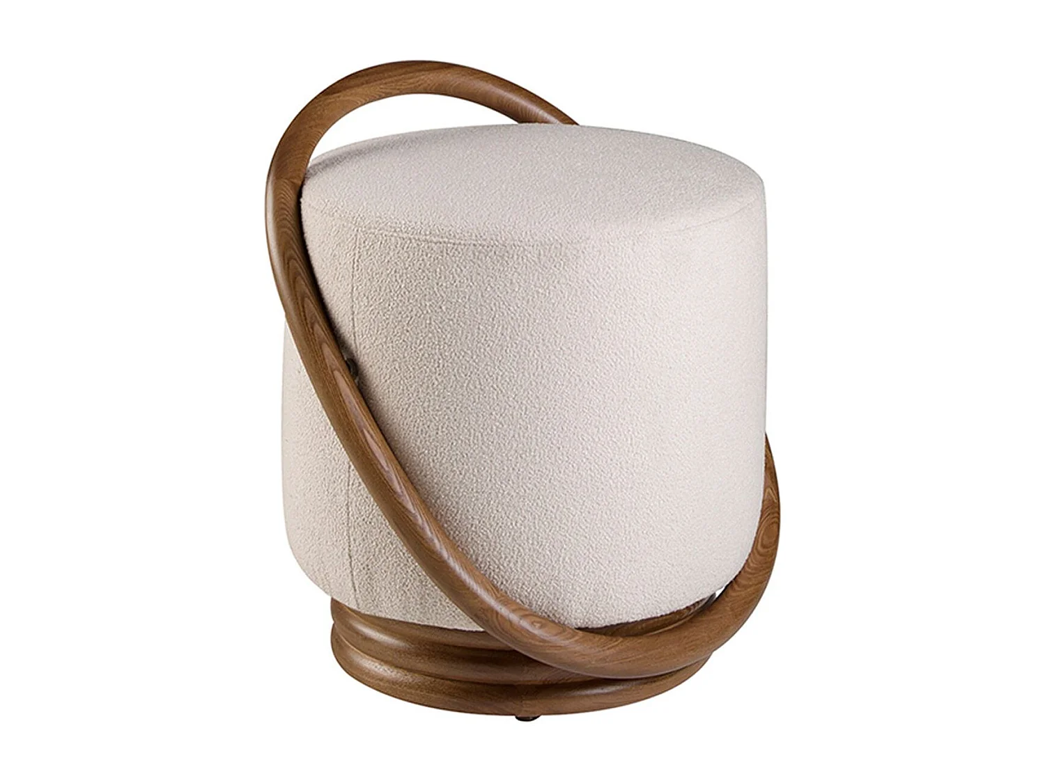 Puff tela blanco  5110 ANGEL CERDA