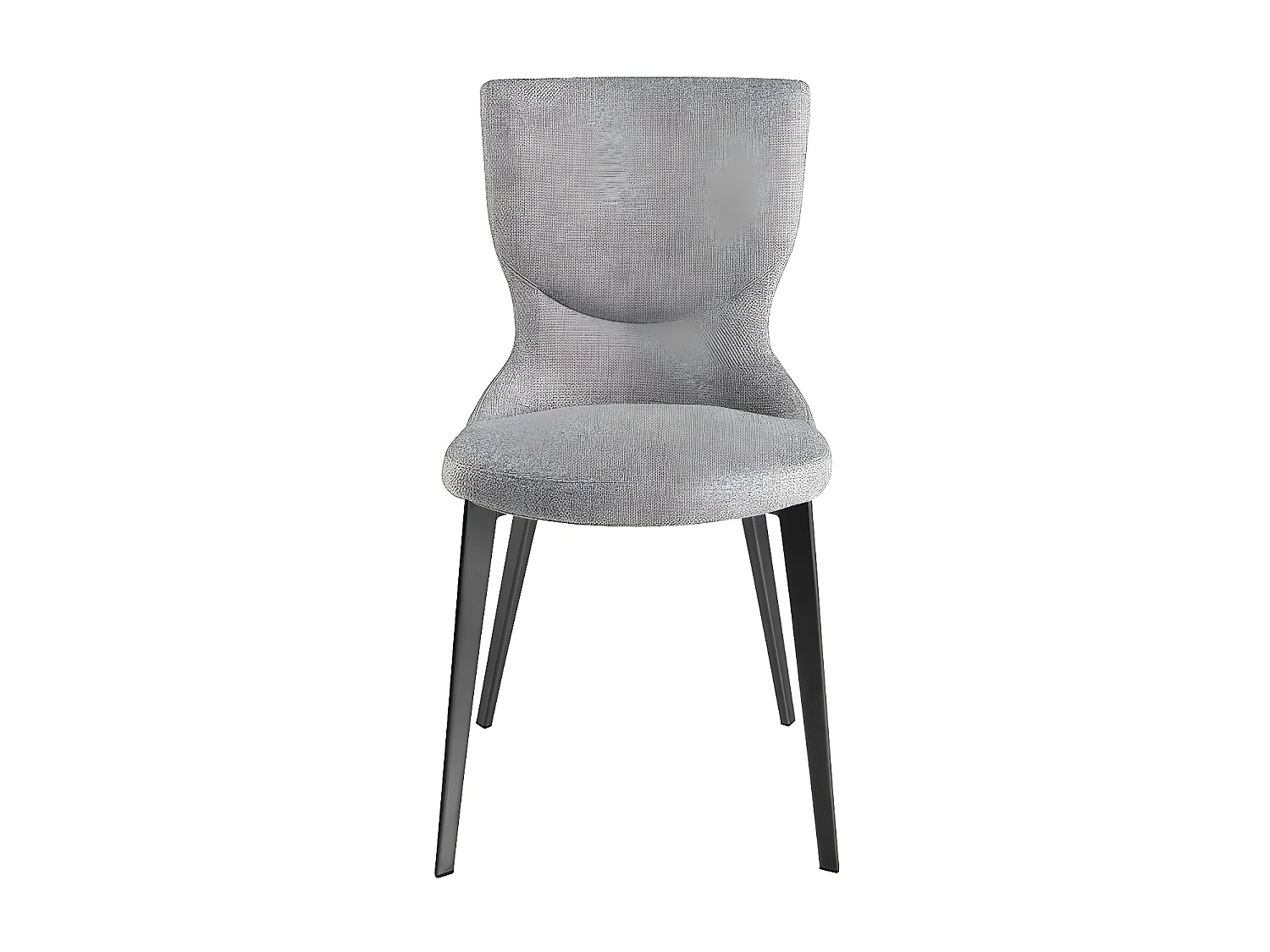 Chaise en tissu gris 4131 ANGEL CERDA