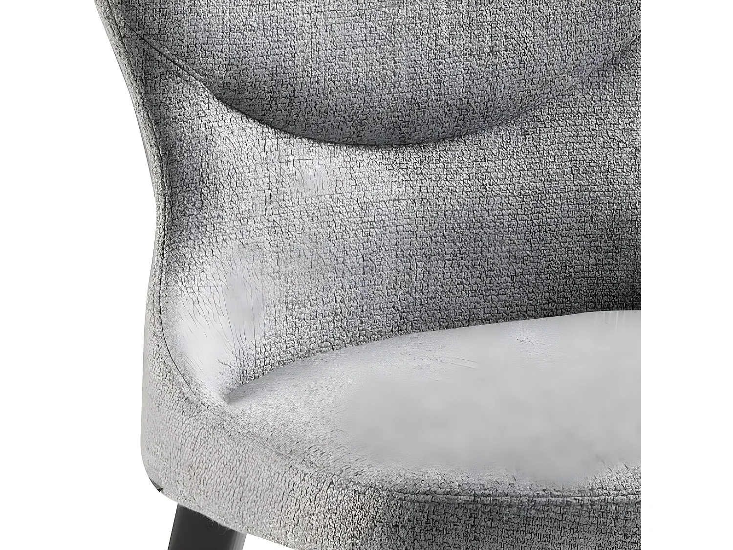 Chaise en tissu gris 4131 ANGEL CERDA