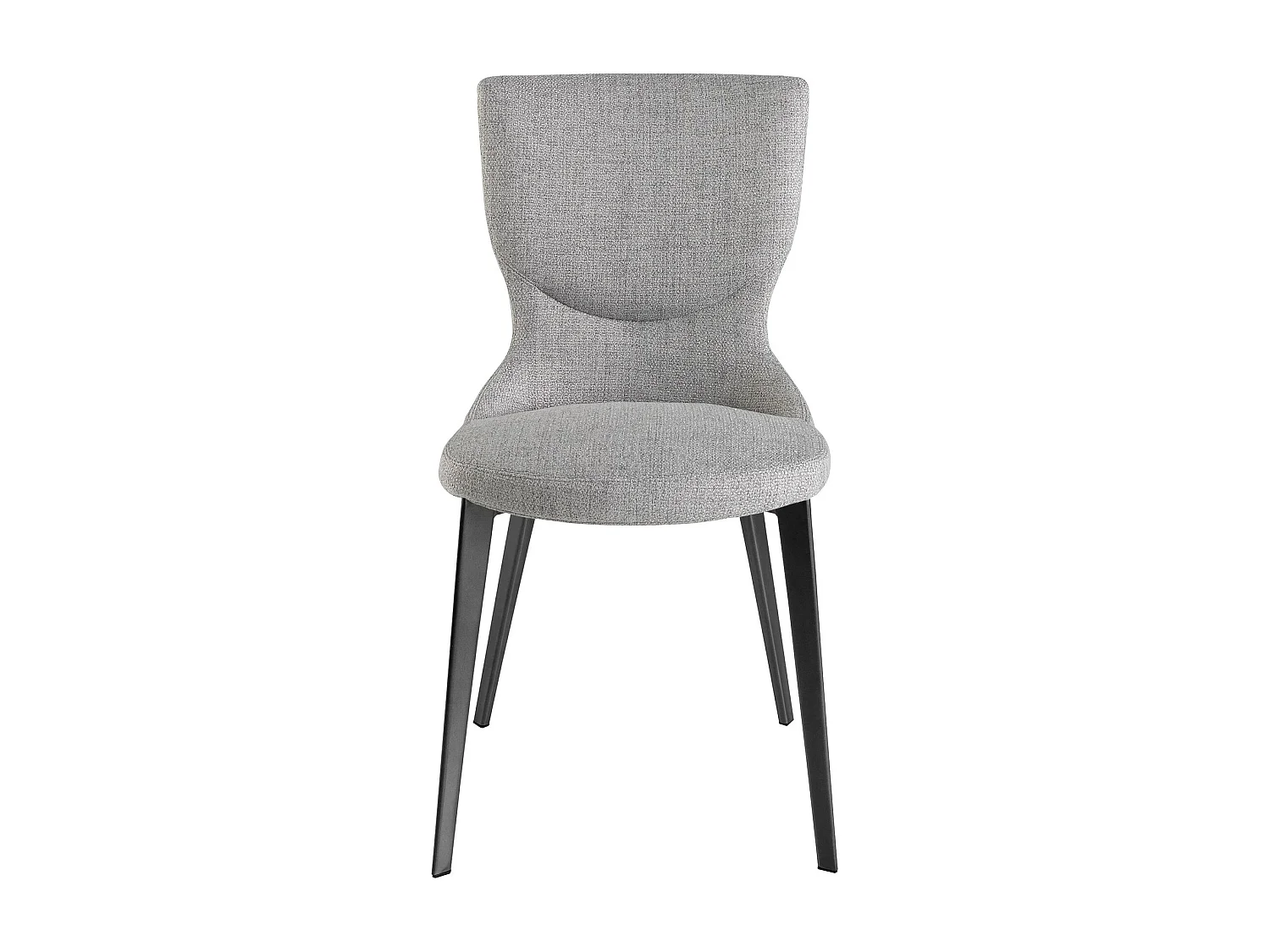 Chaise en tissu gris 4131 ANGEL CERDA