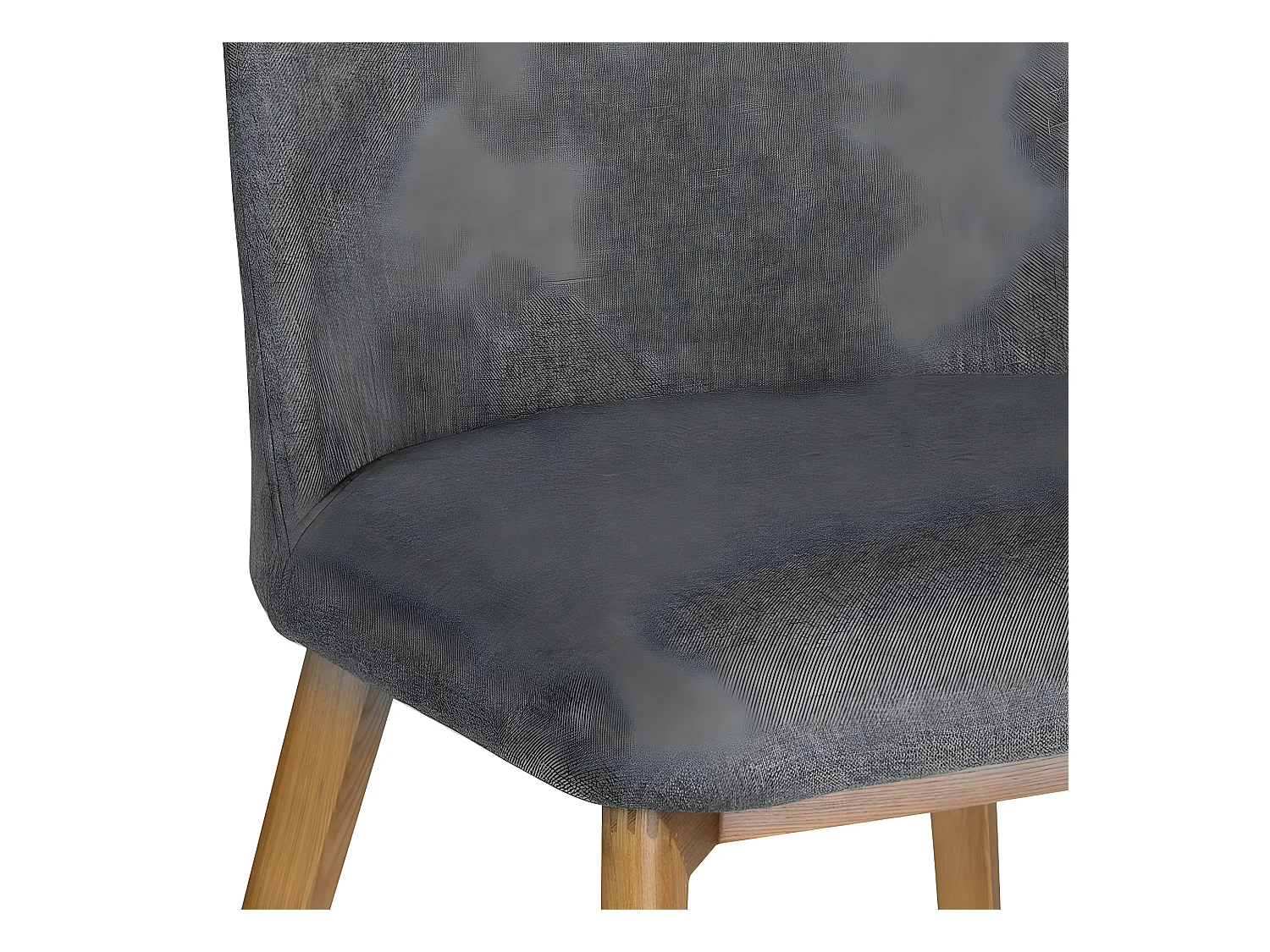 Stuhl aus dunkelgrauem Stoff  4143 ANGEL CERDA