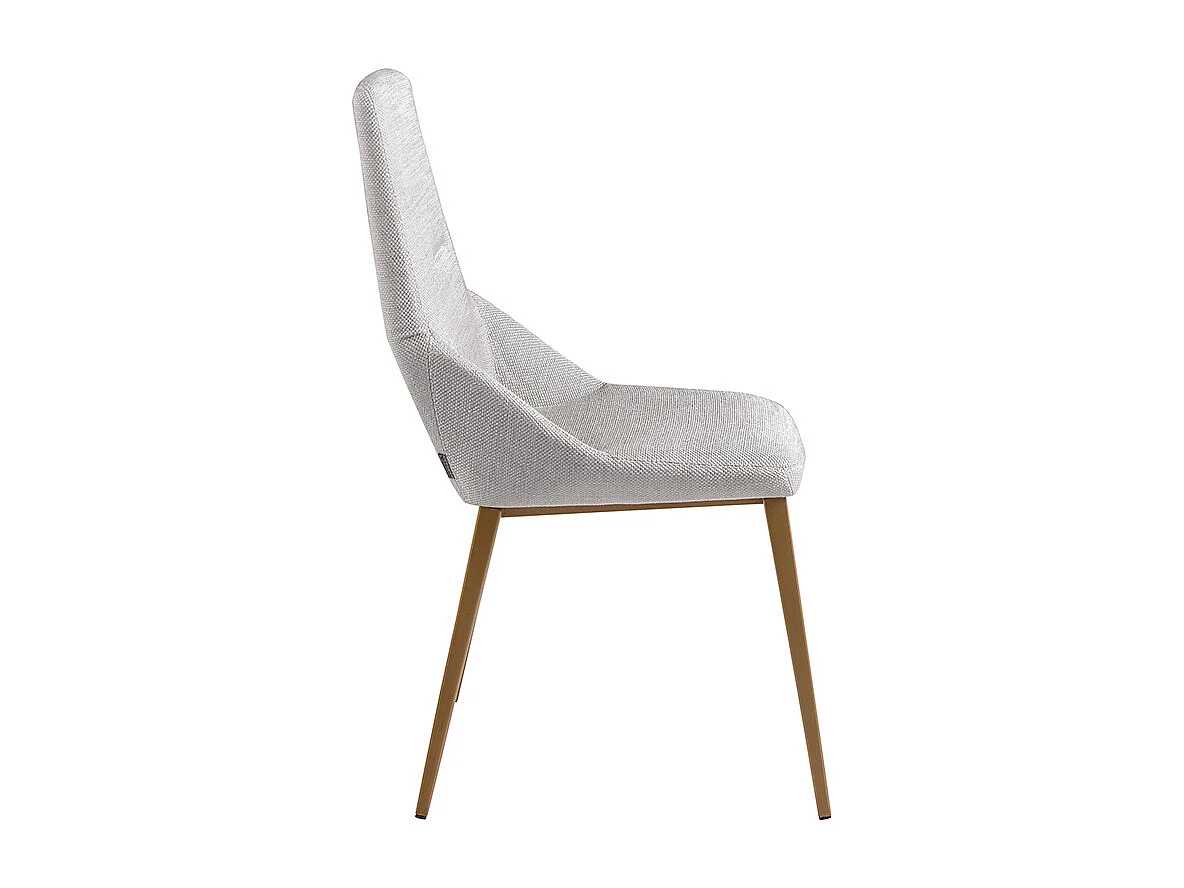 Chaise en tissu gris clair 4132 ANGEL CERDA