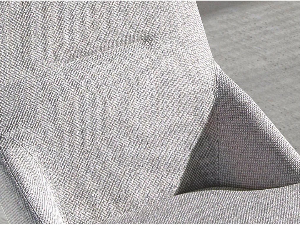 Chaise en tissu gris clair 4132 ANGEL CERDA