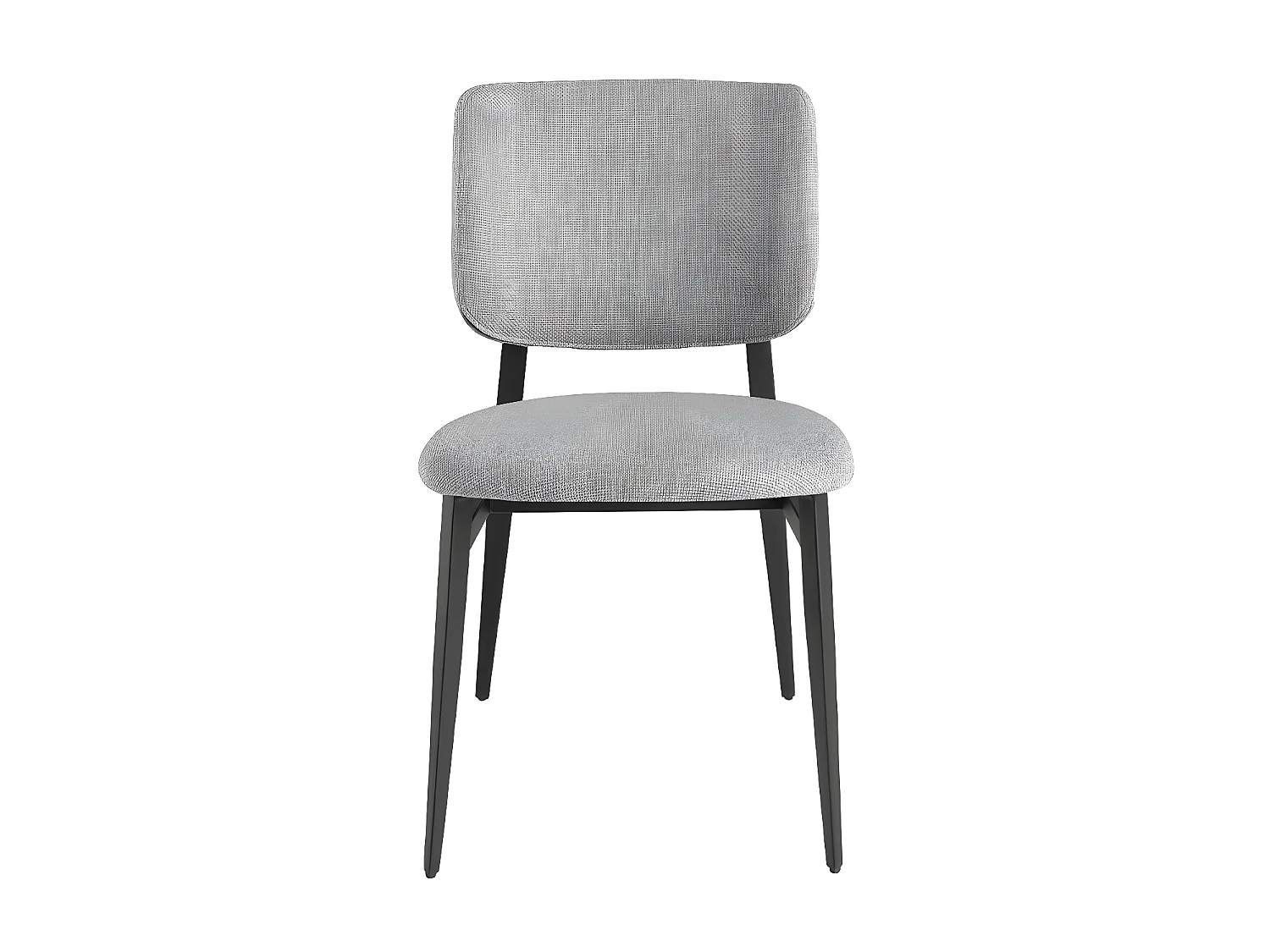 Stoel van lichtgrijze stof 4147 ANGEL CERDA