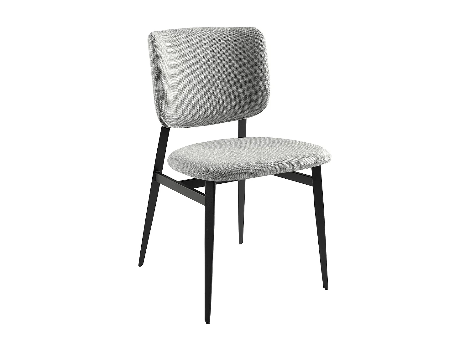 Chaise en tissu gris clair 4147 ANGEL CERDA