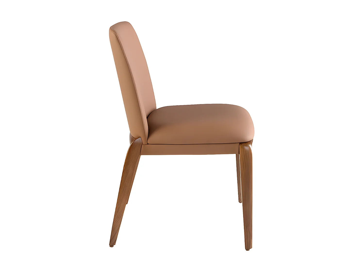 Bruine eco-leren stoel 4135 ANGEL CERDA