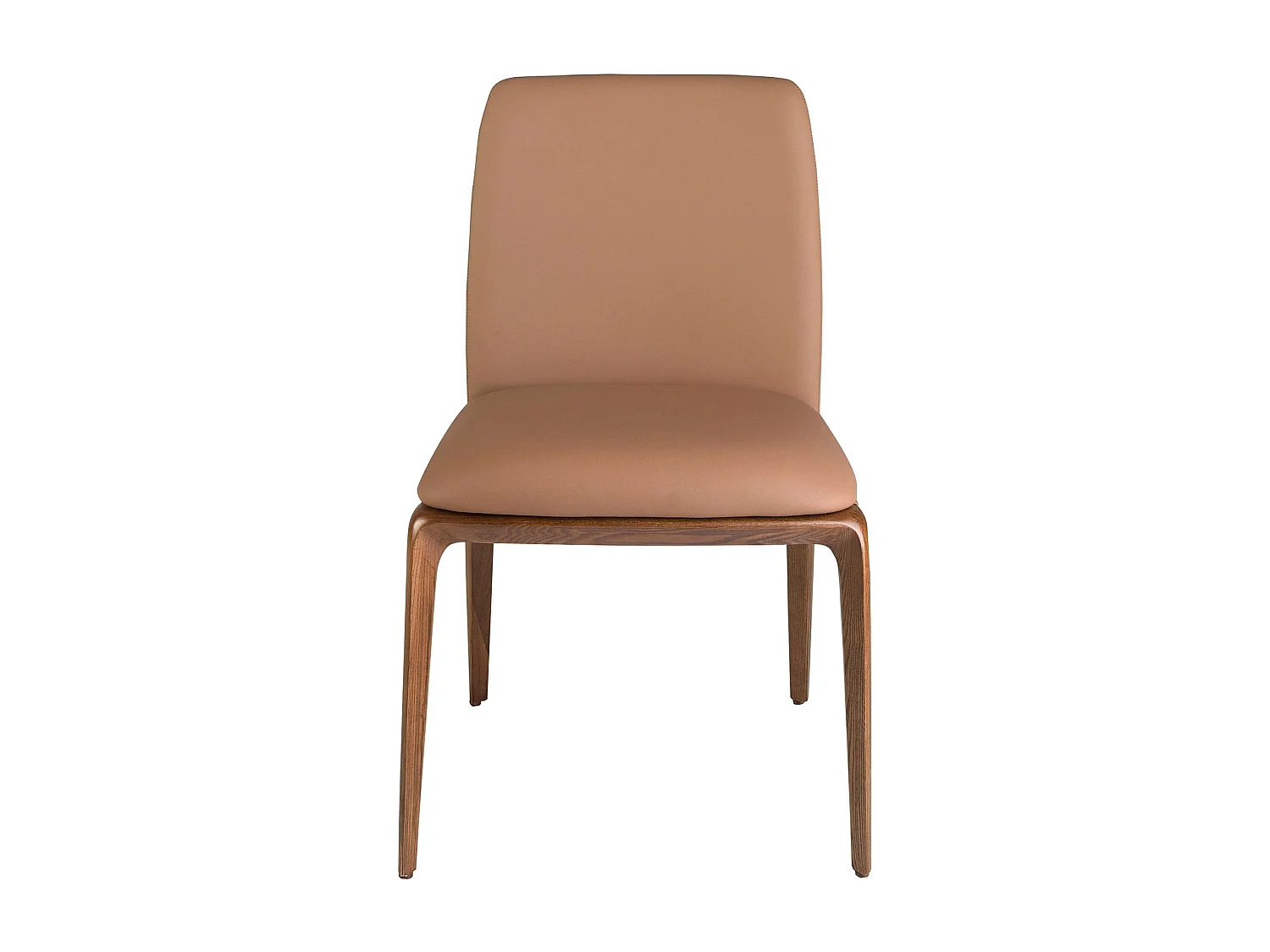 Chaise en similicuir marron 4135 ANGEL CERDA