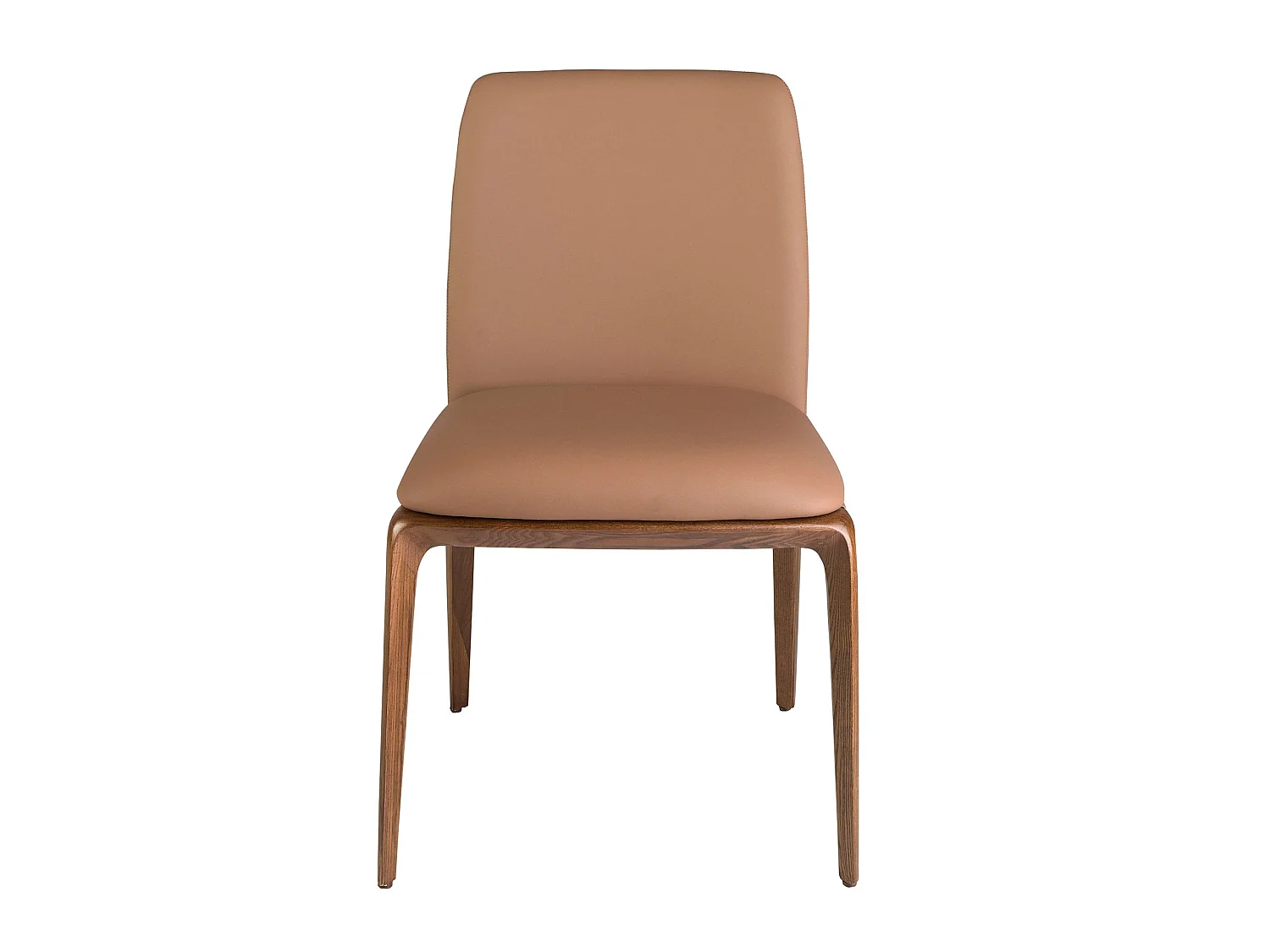 Chaise en croûte de cuir marron 4135 ANGEL CERDA