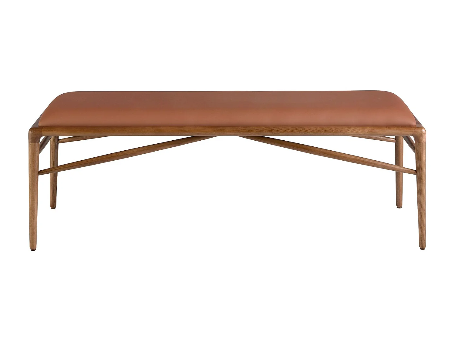 Tabouret en similicuir marron 5112 ANGEL CERDA