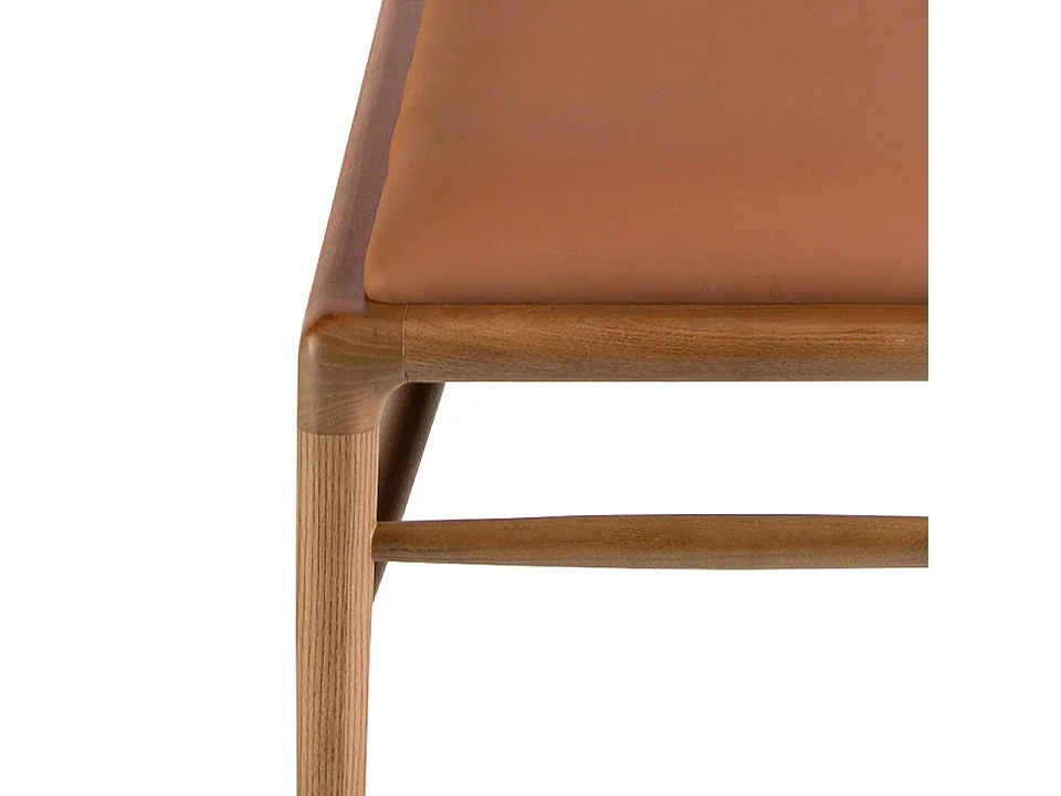 Tabouret en similicuir marron 5112 ANGEL CERDA