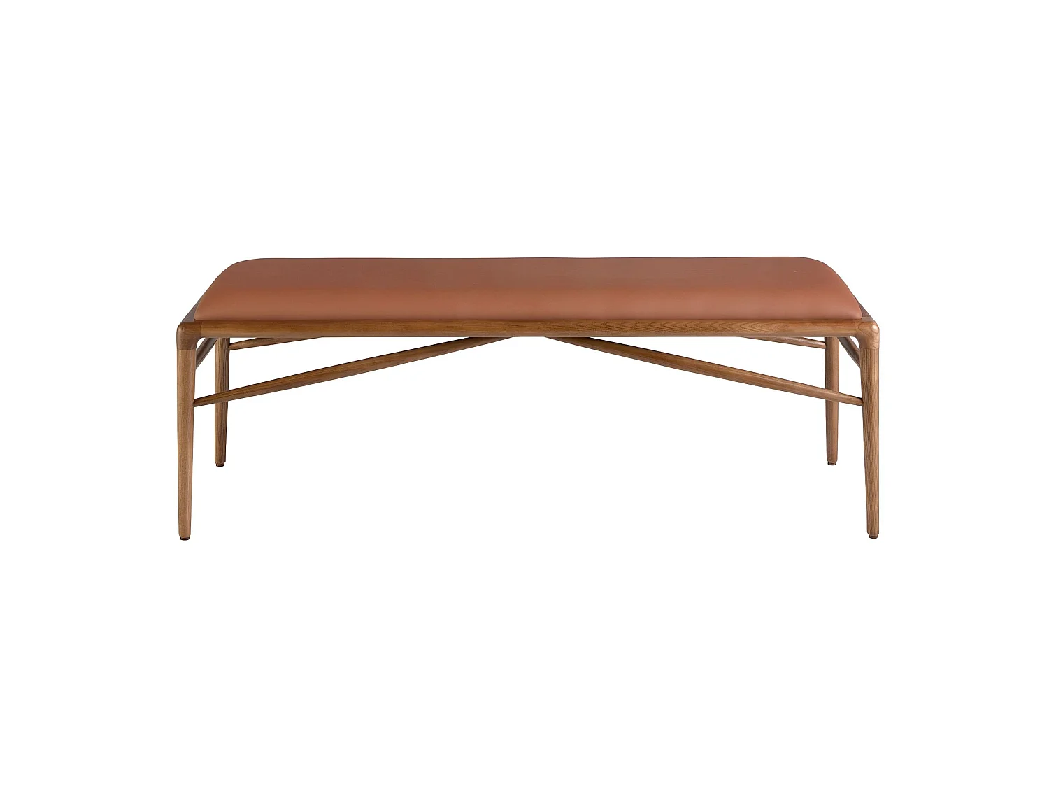 Tabouret en similicuir marron 5112 ANGEL CERDA