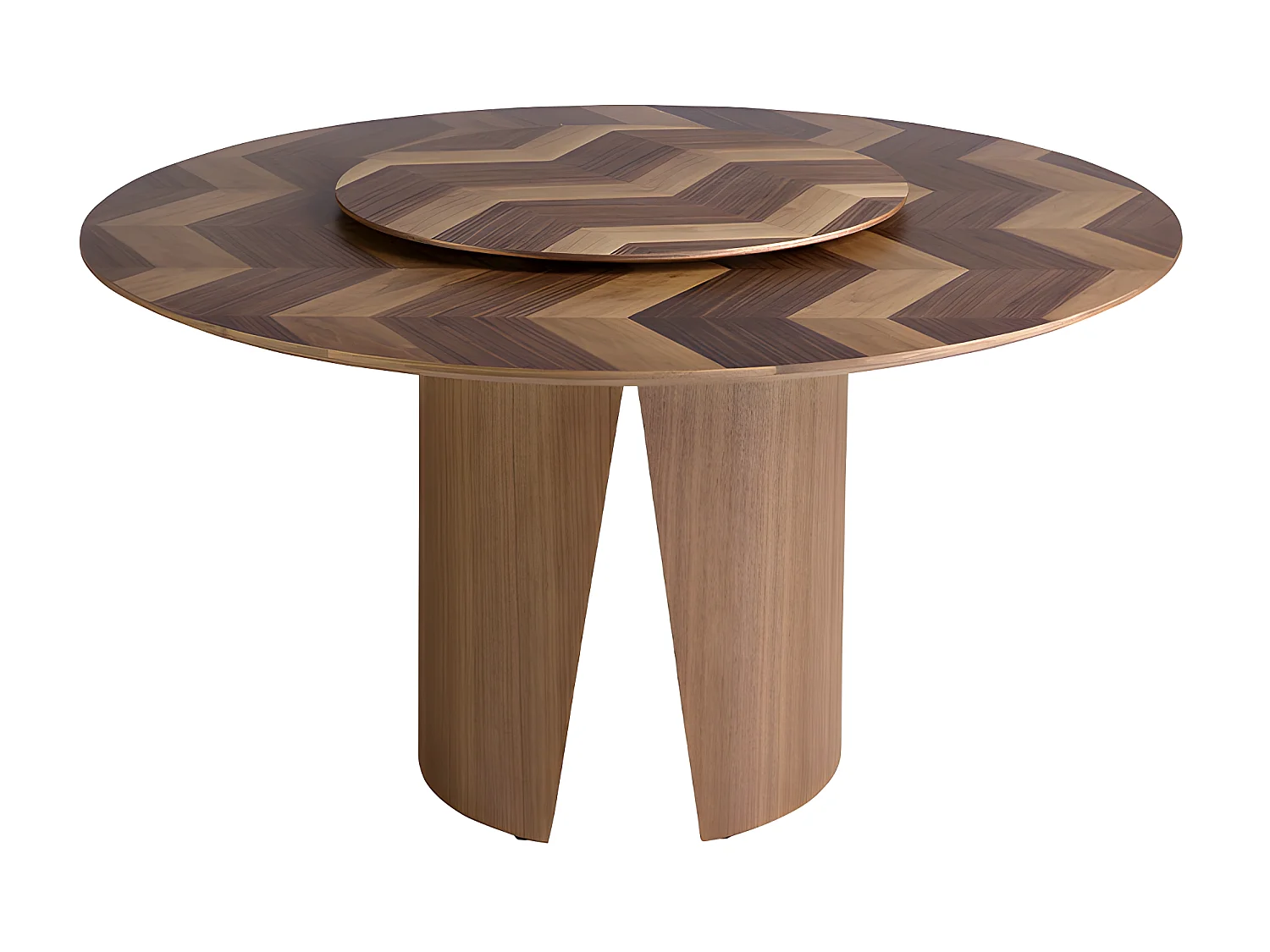 Tavolo da pranzo rotonda noce   1130 ANGEL CERDA