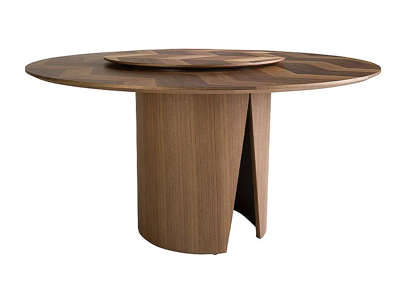 Tavolo da pranzo rotonda noce 1130 ANGEL CERDA