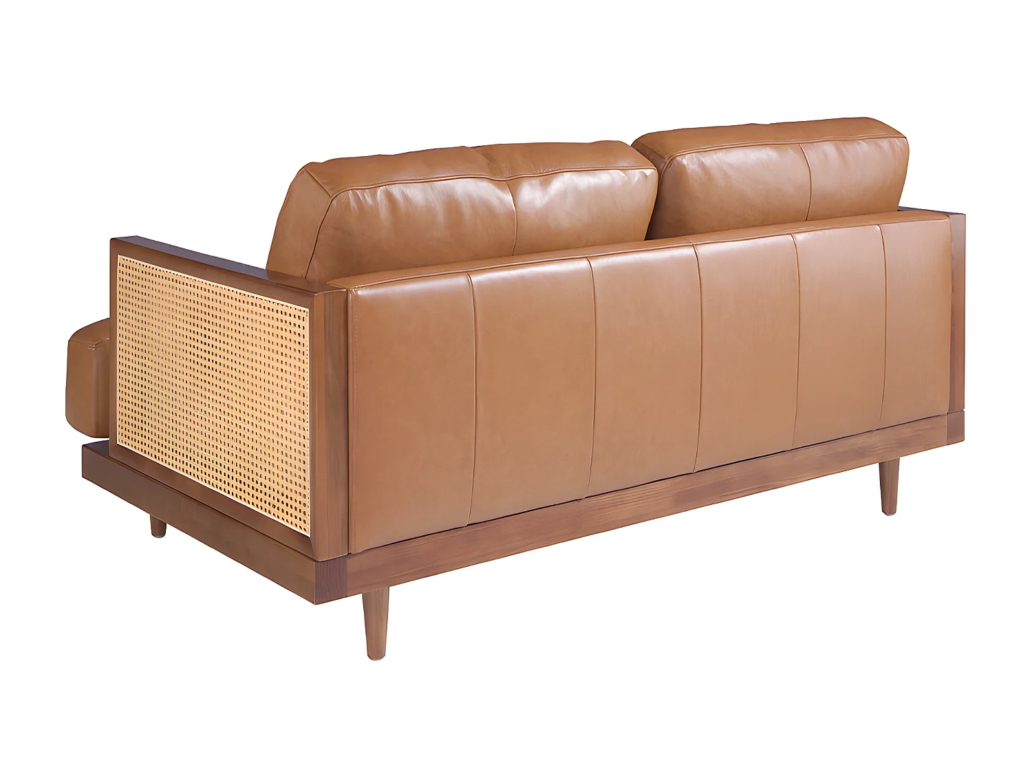 2-Sitzer-Sofa aus braunem Leder  6176 ANGEL CERDA