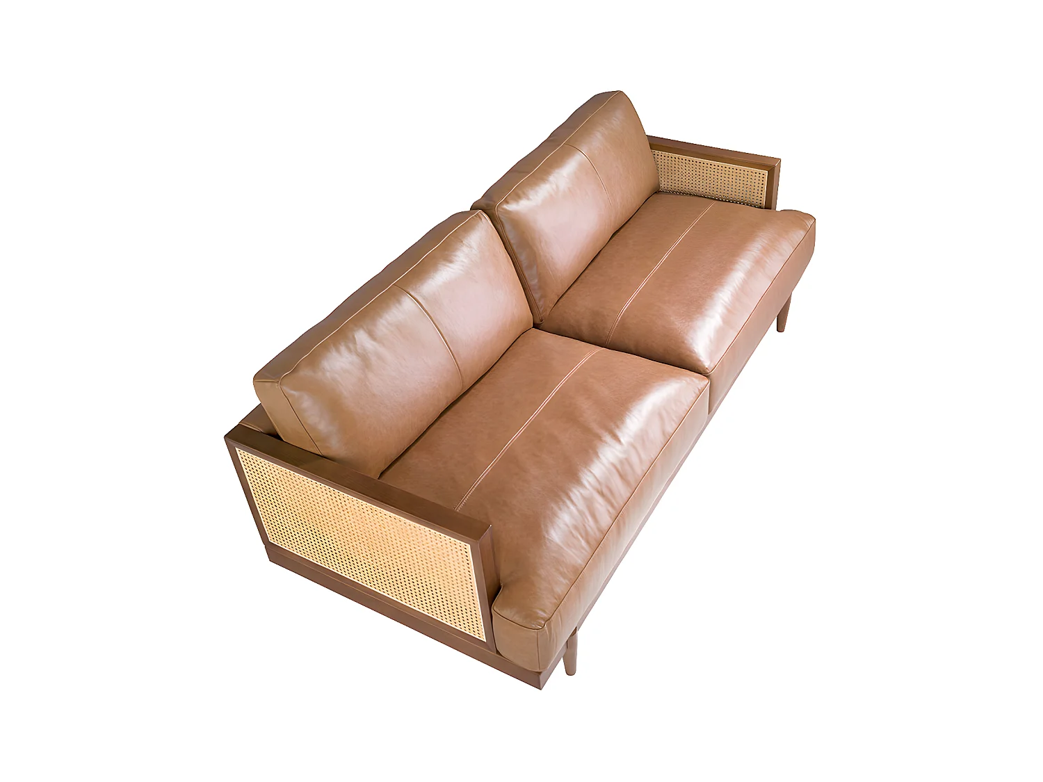 3 zits bank bruin leer 6177 ANGEL CERDA