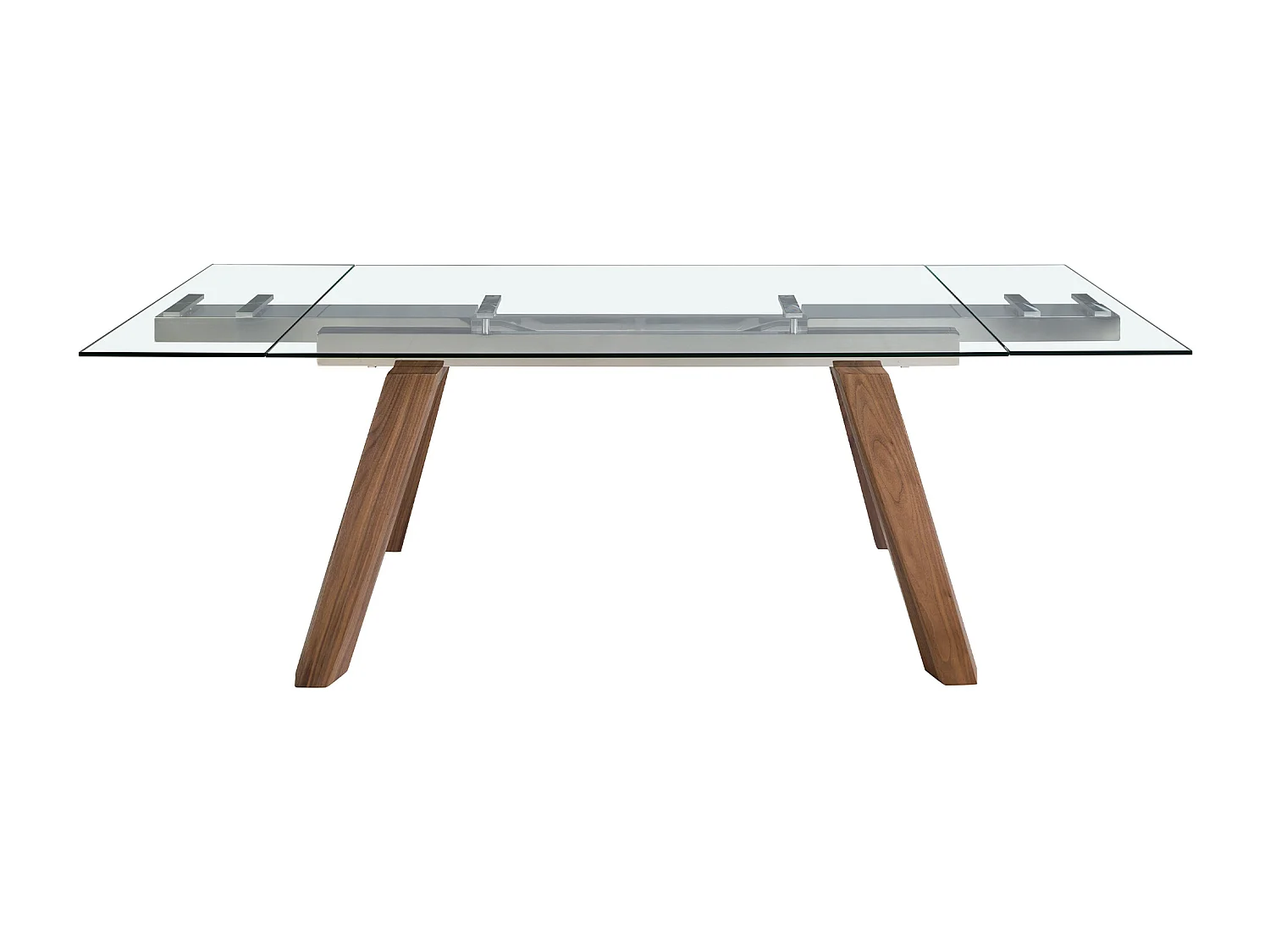 Uitschuifbare eettafel rechthoekig gehard glas 1123 ANGEL CERDA