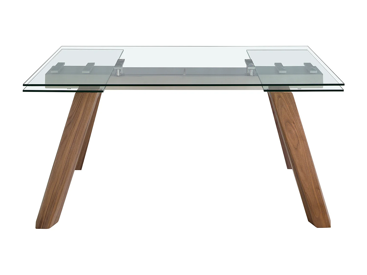 Uitschuifbare eettafel rechthoekig gehard glas 1123 ANGEL CERDA