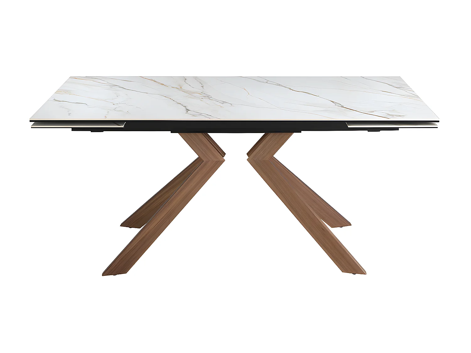 Table à manger à rallonge rectangulaire marbre porcelaine 1120 ANGEL CERDA