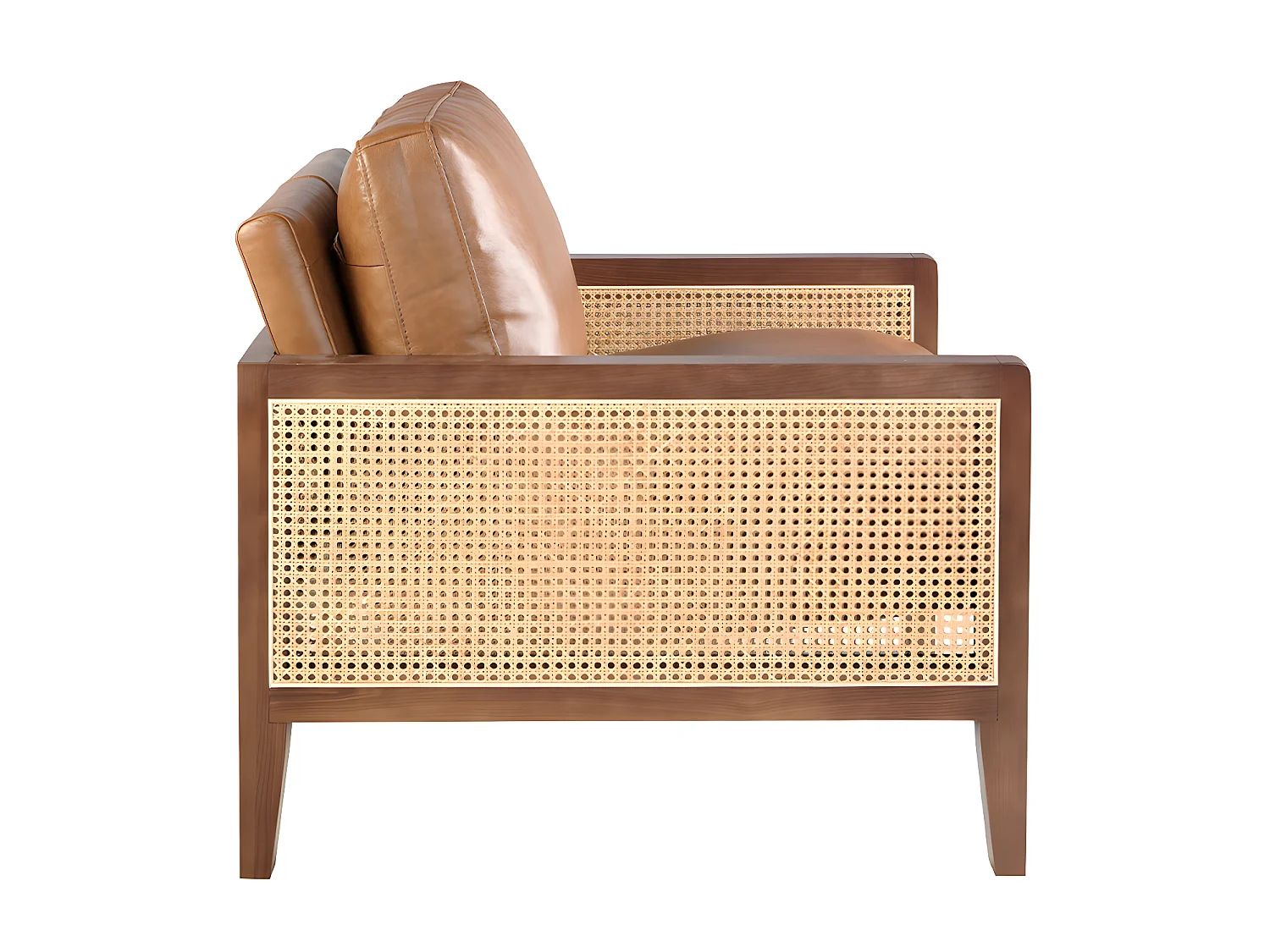 Poltrona in pelle marrone   5113 ANGEL CERDA