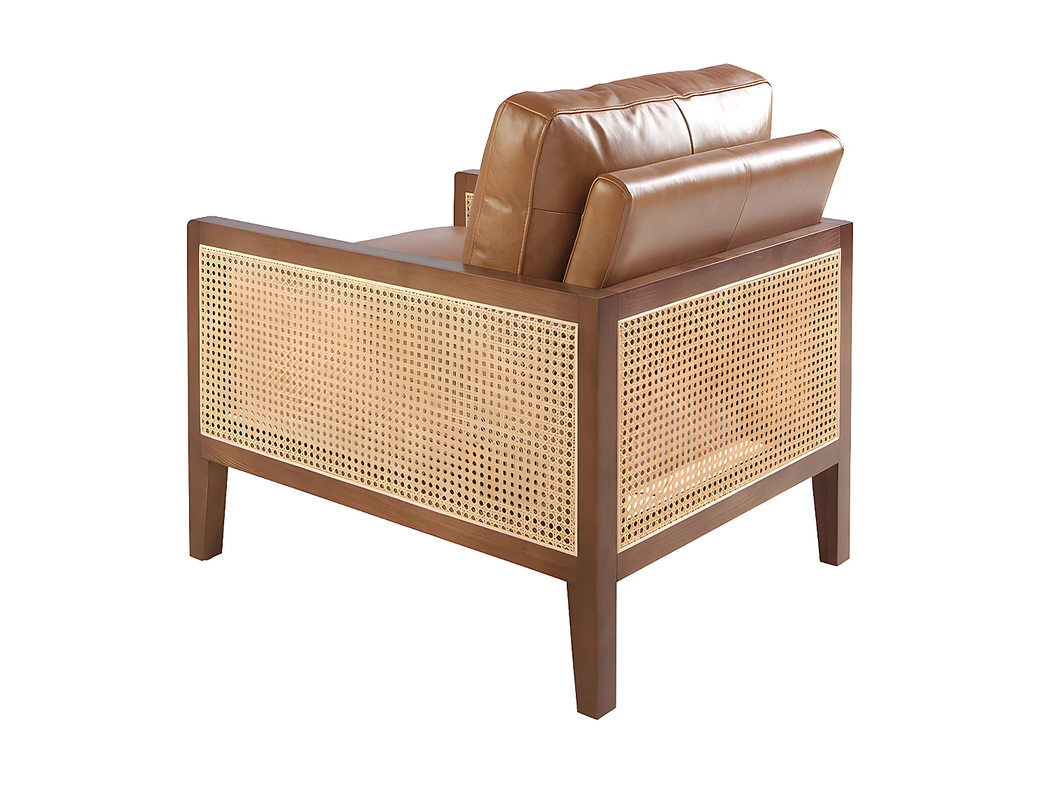 Poltrona in pelle marrone   5113 ANGEL CERDA