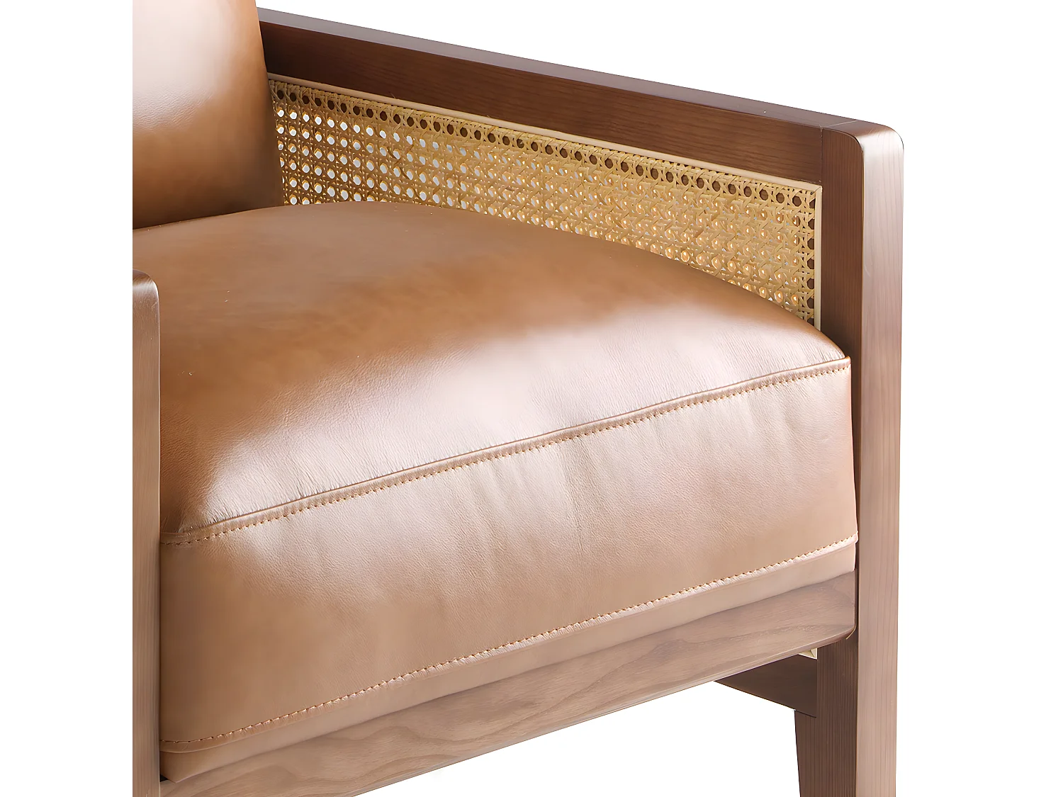 Poltrona in pelle marrone   5113 ANGEL CERDA