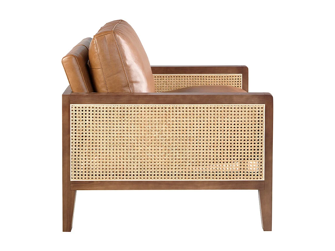 Fauteuil en cuir marron 5113 ANGEL CERDA