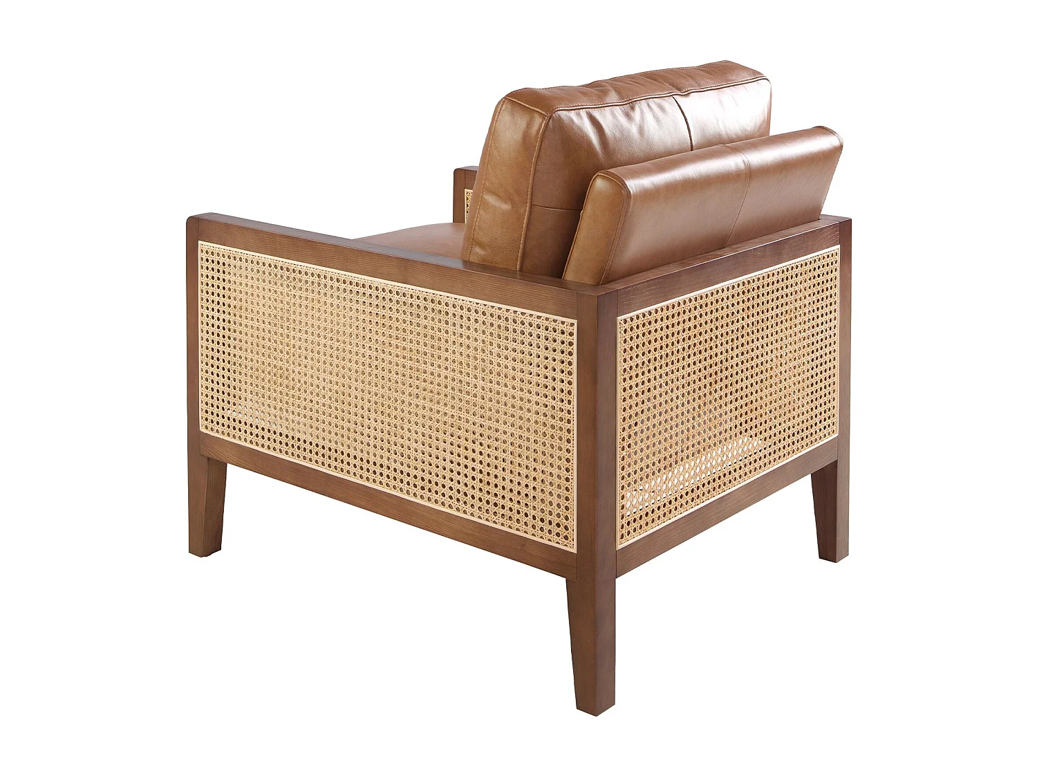 Sessel aus braunem Leder 5113 ANGEL CERDA