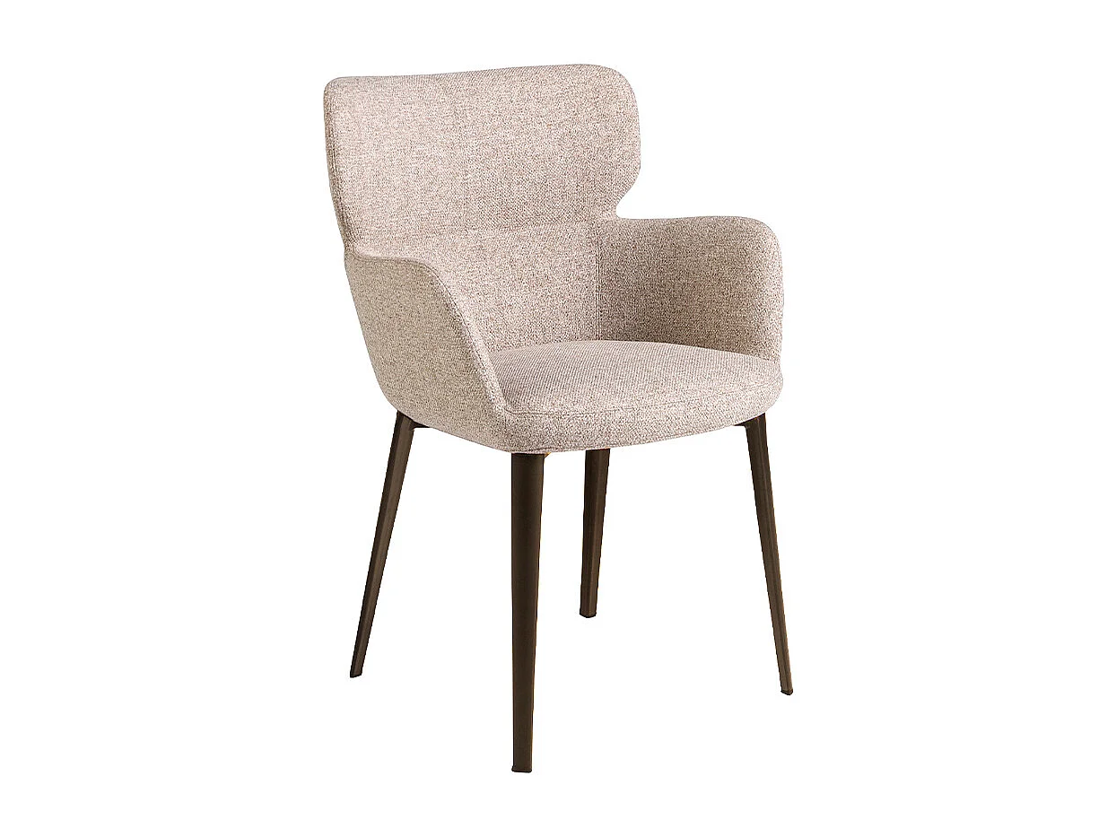 Sedia in tessuto marrone marmorizzato   4104 ANGEL CERDA