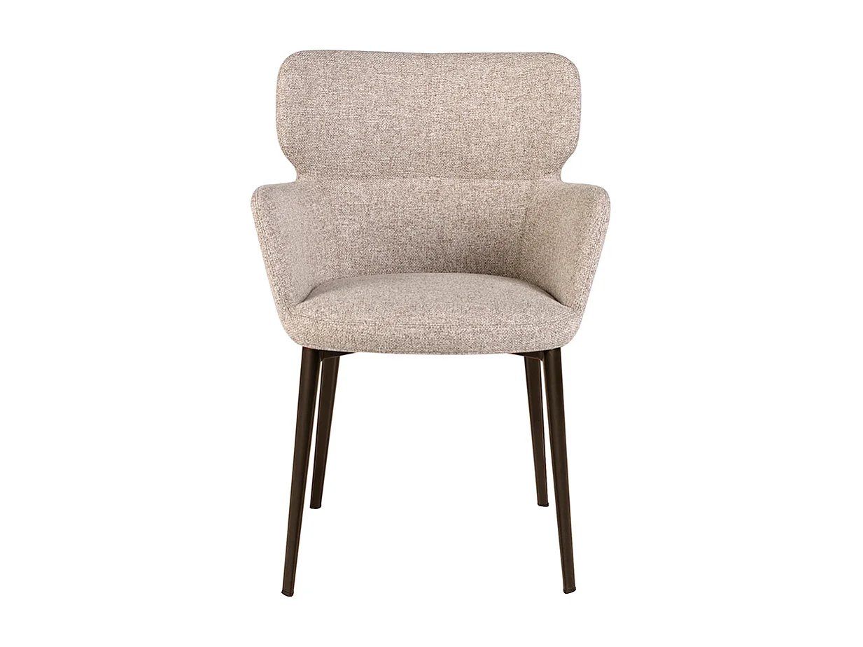 Sedia in tessuto marrone marmorizzato   4104 ANGEL CERDA