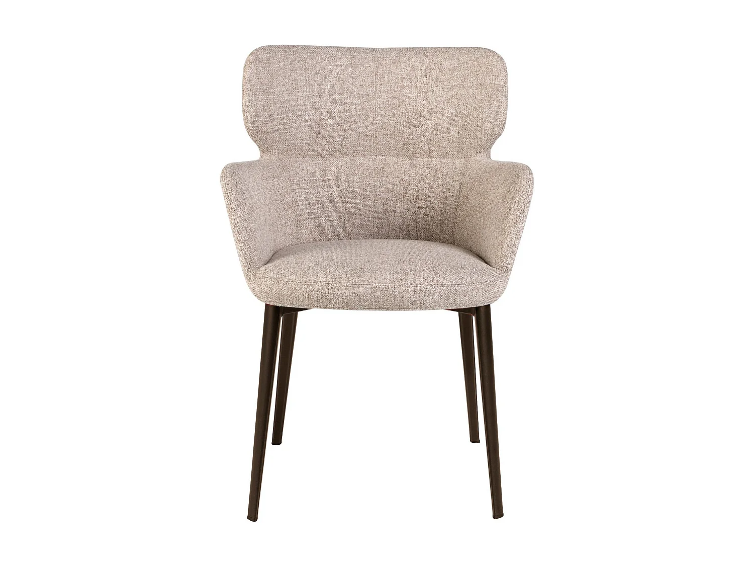 Chaise en tissu marbré marron 4104 ANGEL CERDA