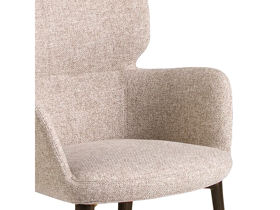 Chaise en tissu marbré marron 4104 ANGEL CERDA