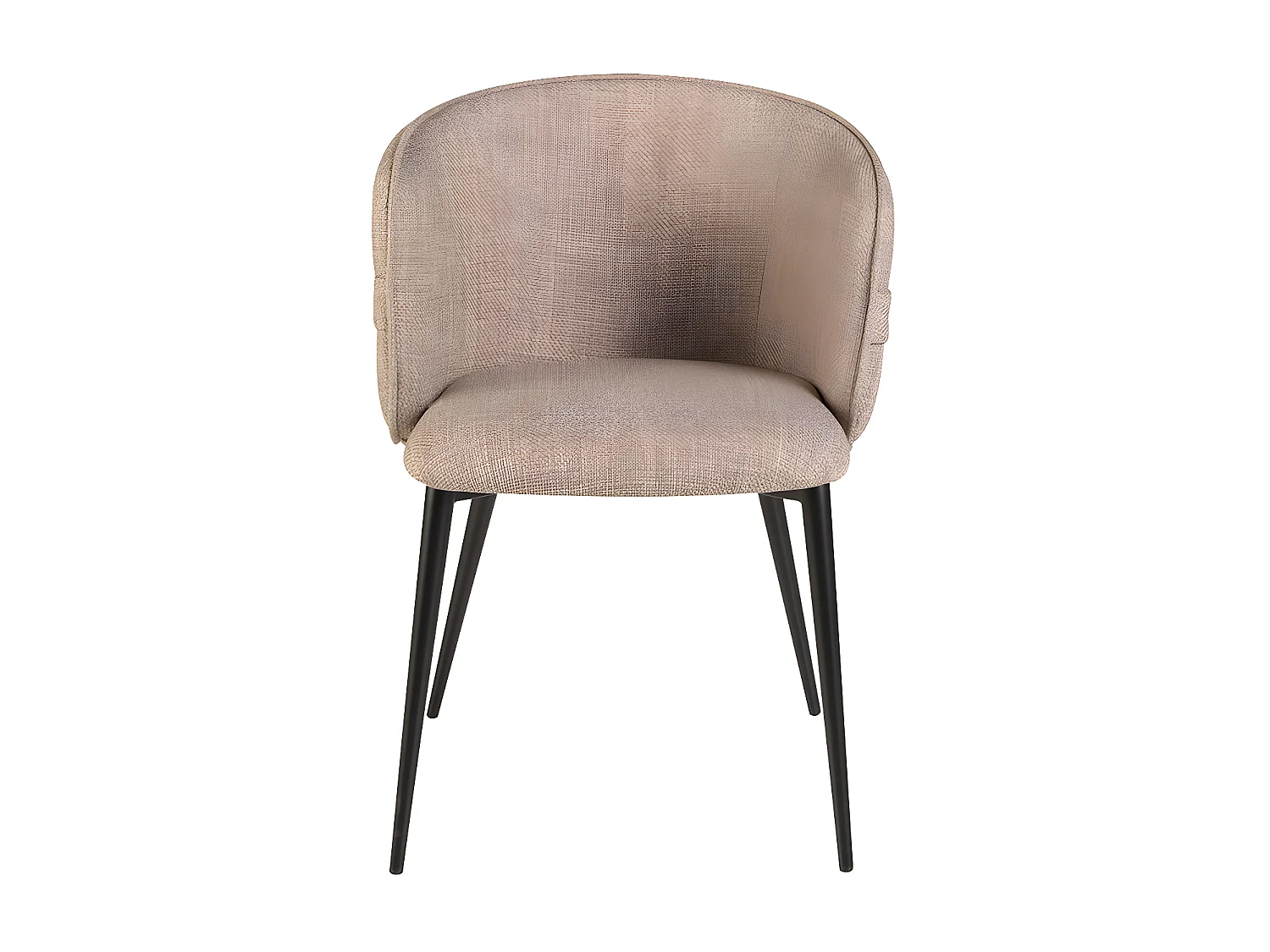 Brązowe krzesło z tkaniny