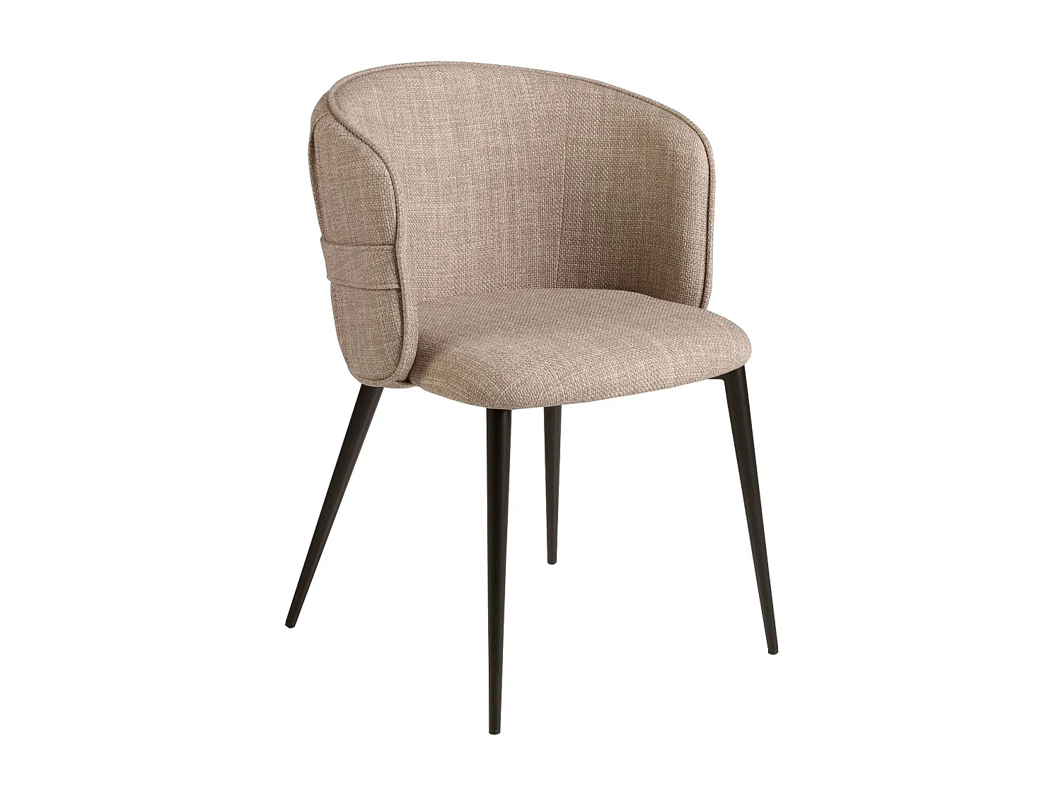 Chaise en tissu marron 4146 ANGEL CERDA