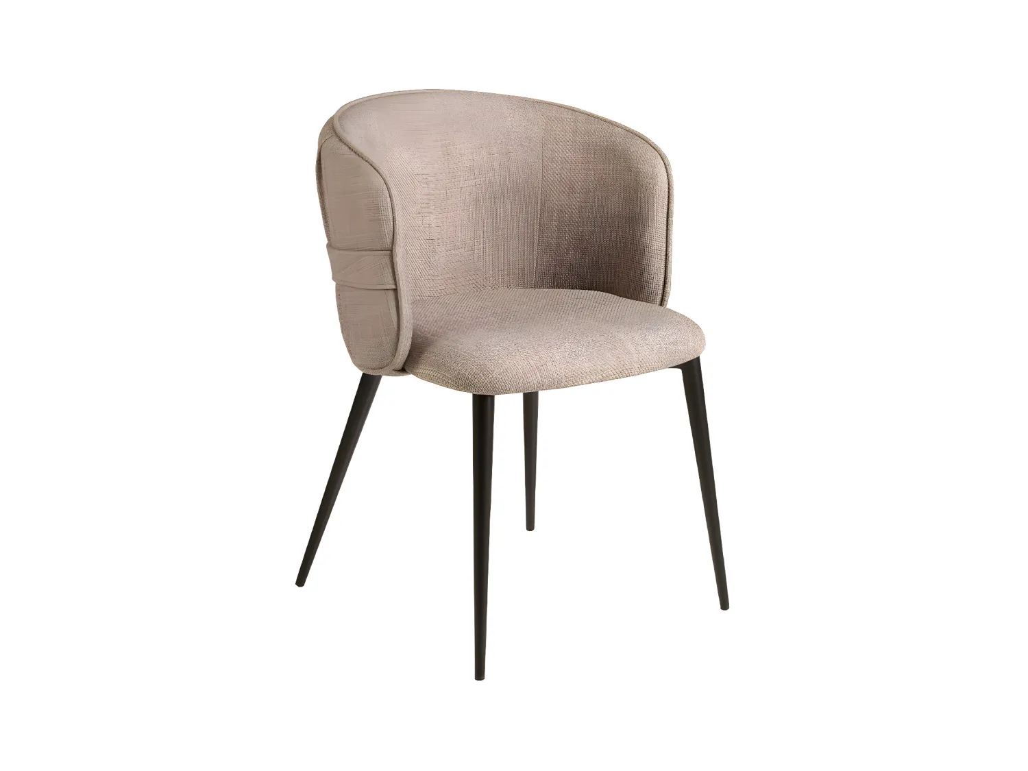 Chaise en tissu marron 4146 ANGEL CERDA
