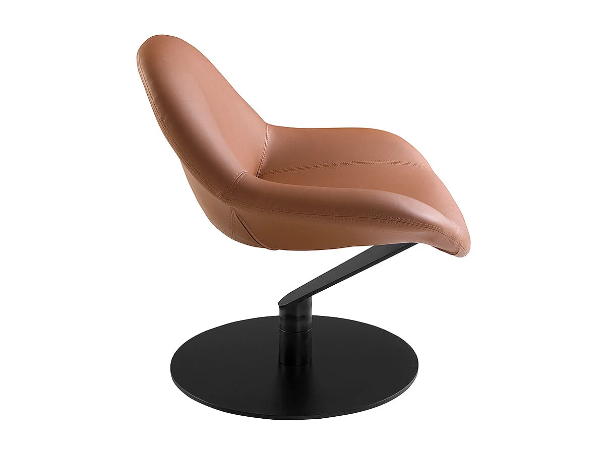 Fauteuil en similicuir marron 5116 ANGEL CERDA
