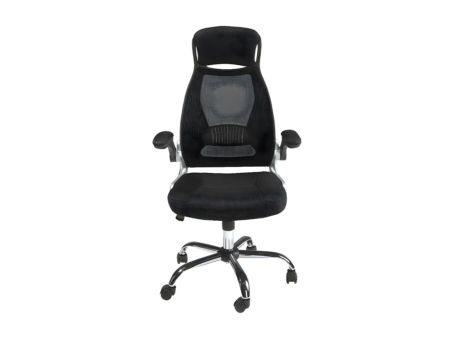 Chaise de bureau pivotante en tissu noir 4140 ANGEL CERDA