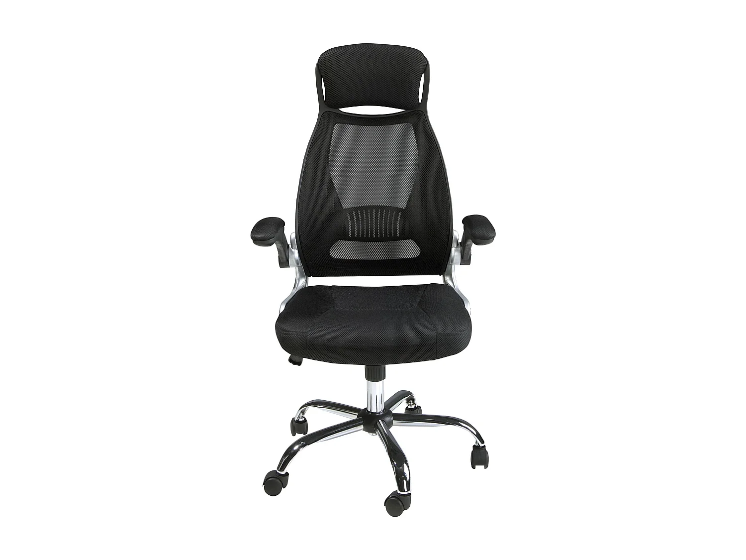 Fauteuil de bureau pivotante en tissu noir 4140 ANGEL CERDA