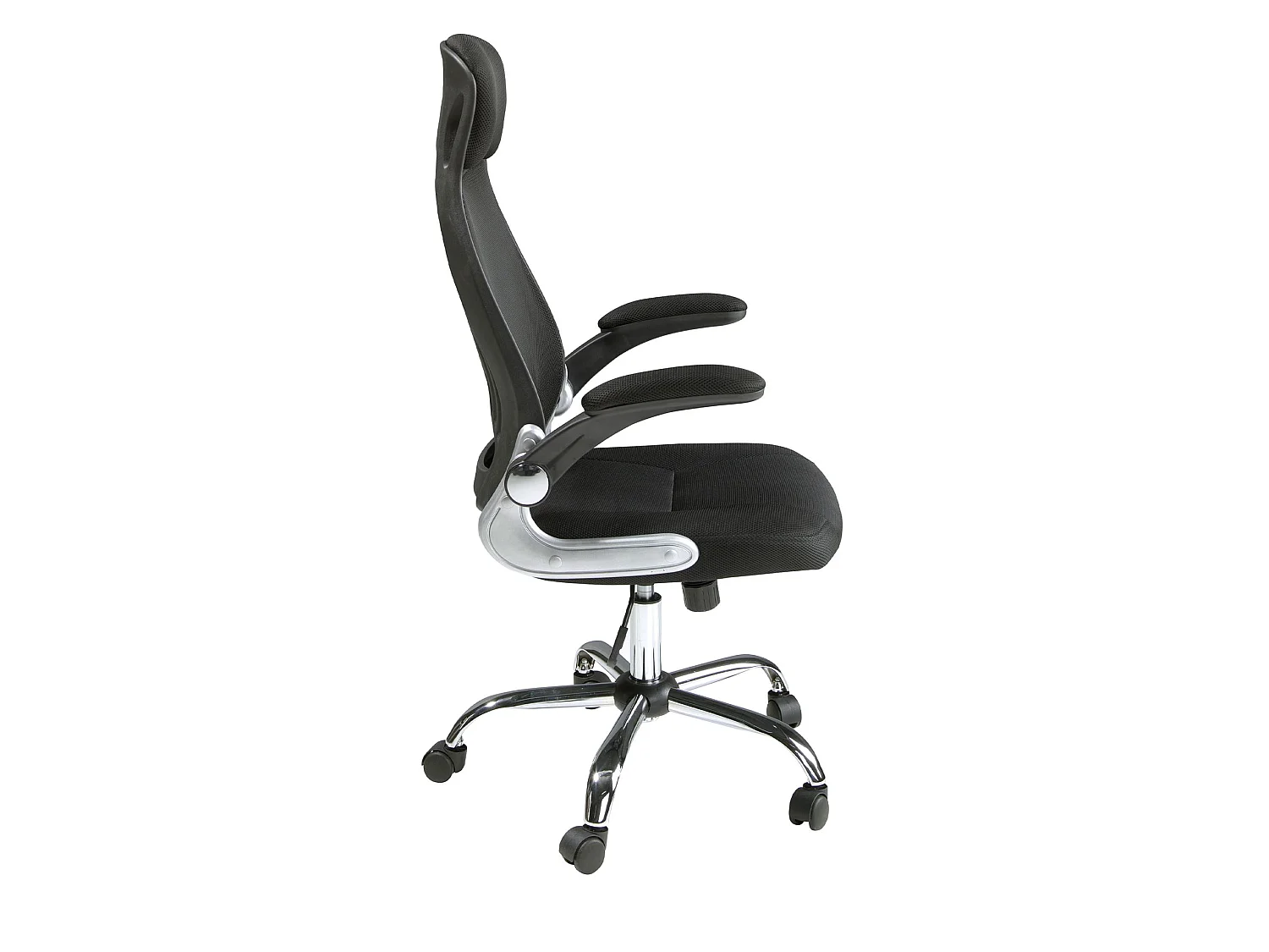 Bürodrehstuhl aus schwarzem Stoff 4140 ANGEL CERDA