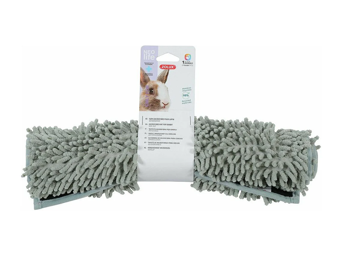Tapis en microfibre pour lapin Neolife 60 x 36 cm