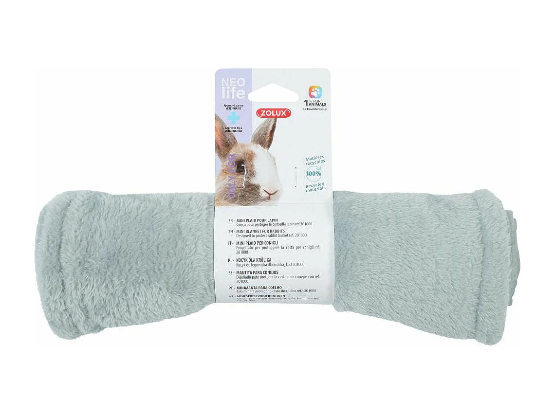 Mini plaid pour lapin Neolife 35 x 30 cm