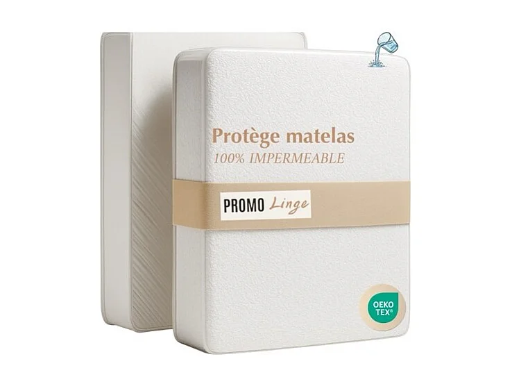 Protège matelas ultra imperméable, anti-acariens – Couvre matelas – Bonnet 30 cm