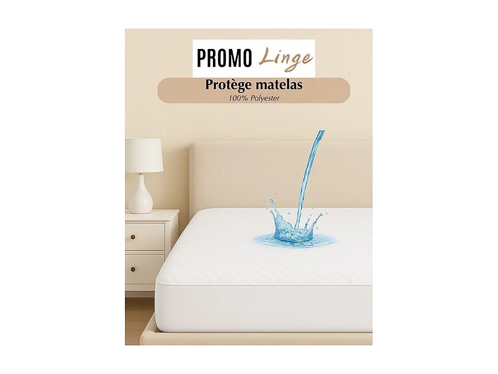 Protège matelas ultra imperméable, anti-acariens – Couvre matelas – Bonnet 30 cm