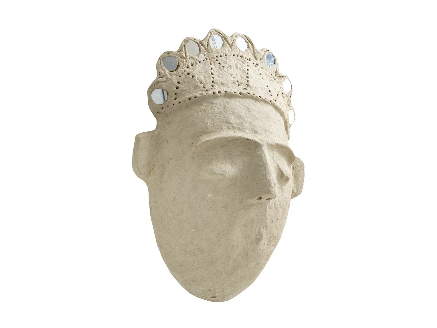 Masque avec couronne en papier mâché Antoine